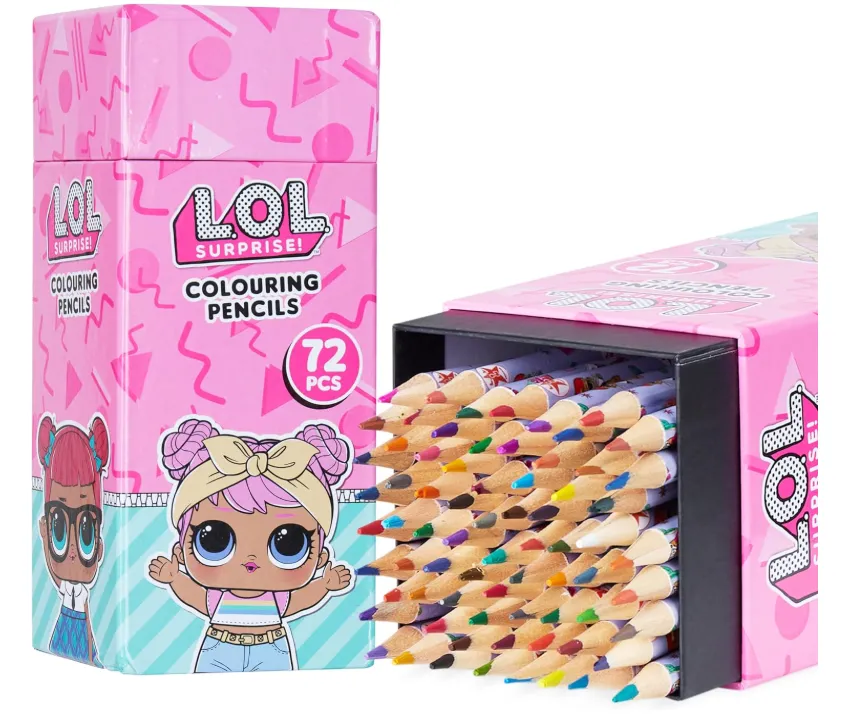 L O L Surprise Buntstifte Set fuer Maedchen 72 St