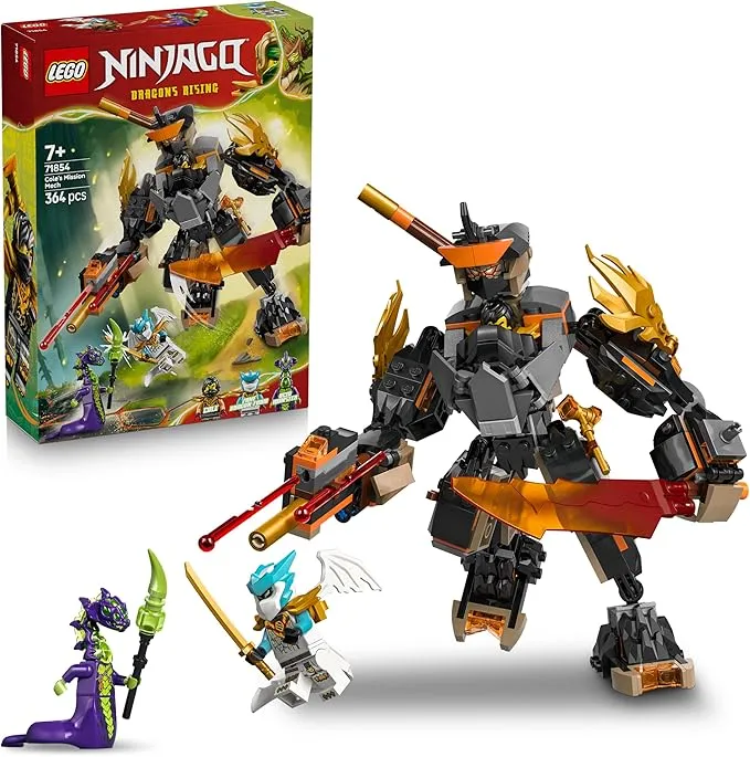LEGO Ninjago Coles Robotermission und Zanes Drache 71854 Schnäppchen, Deals und Rabattcodes des Tages: LEGO Ninjago Coles Robotermission und Zanes Drache
