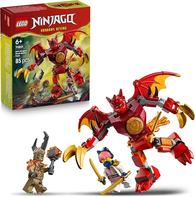 LEGO Ninjago Kampfpack Kais Drachen Mech 71851 Schnäppchen, Deals und Rabattcodes des Tages: LEGO Ninjago Kampfpack Kais Drachen Mech