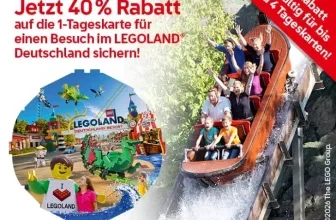 LEGOLAND Deutschland - 40% Rabatt auf Tageskarten