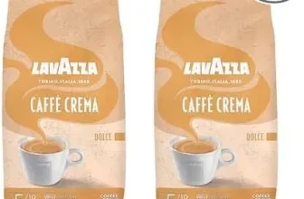 Lavazza Caffè Crema Dolce 2er Pack (2x1kg) - Frisches Kaffeearoma in Doppelpackung