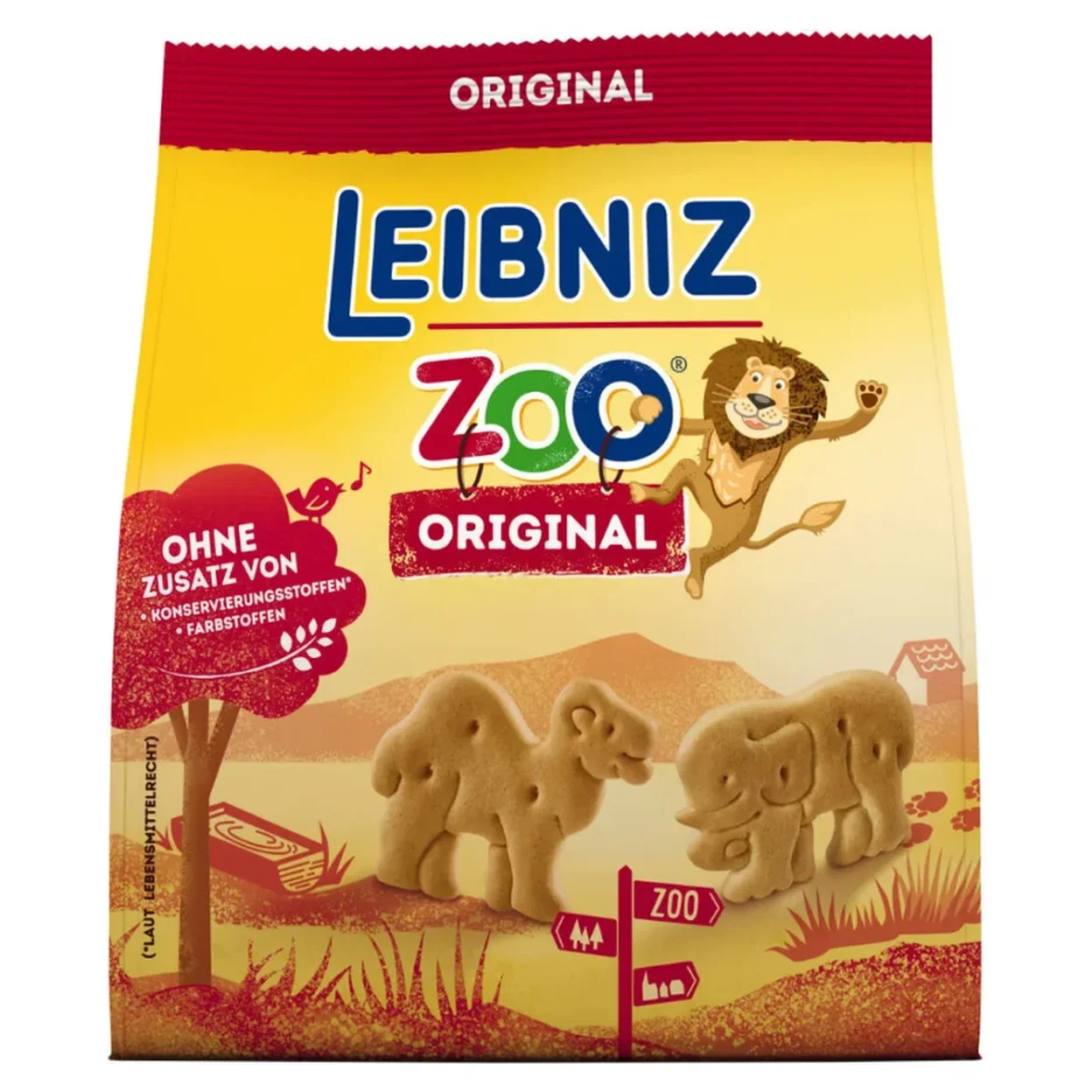 3x Leibniz Zoo Original Kekse (125g)