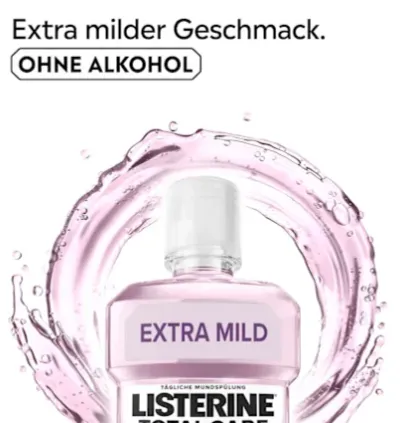 LISTERINE Total Care Extra Mild schützende Mundspülung (500ml)