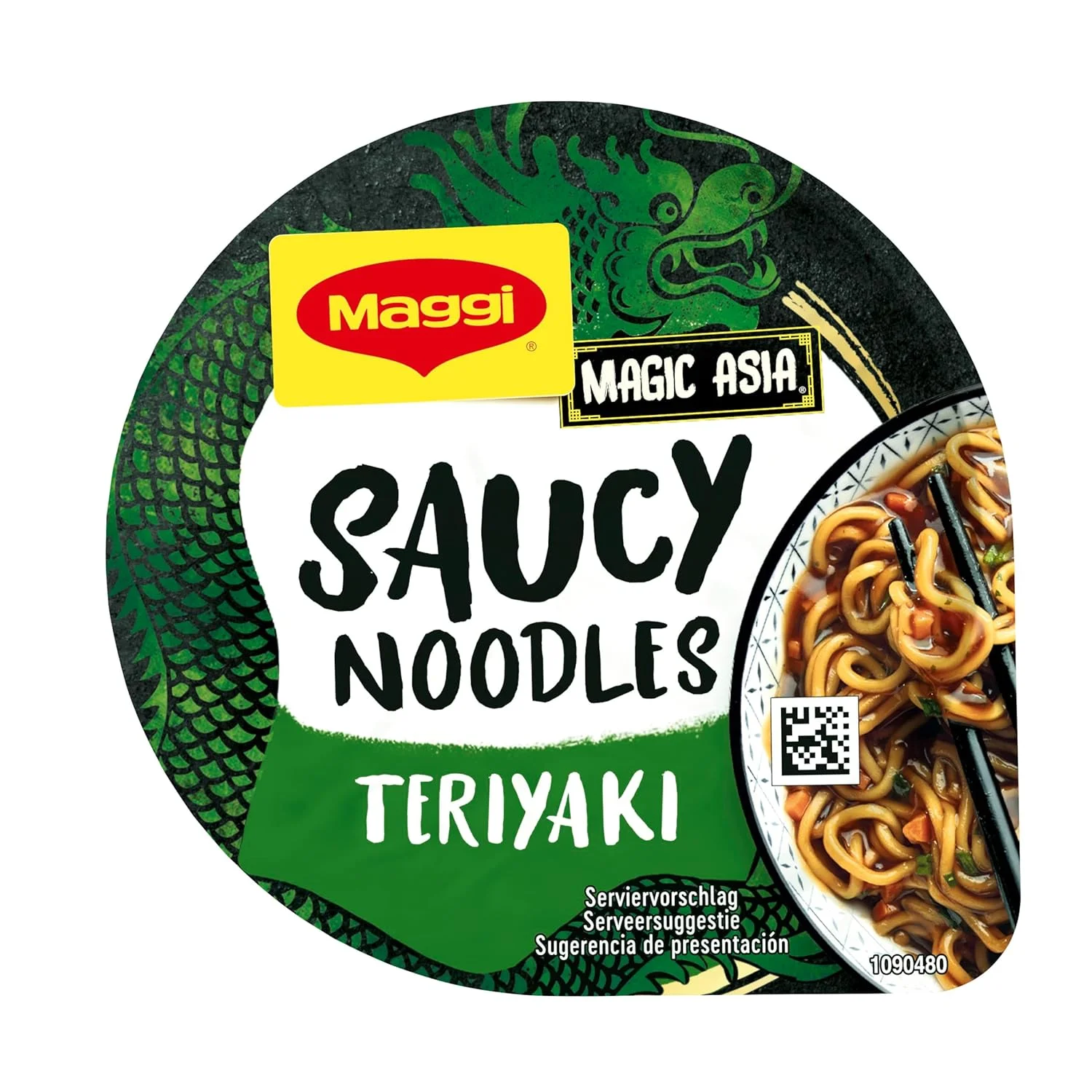 Maggi Magic Asia Saucy Noodles Teriyaki Cup 8er Pack (8x75g)