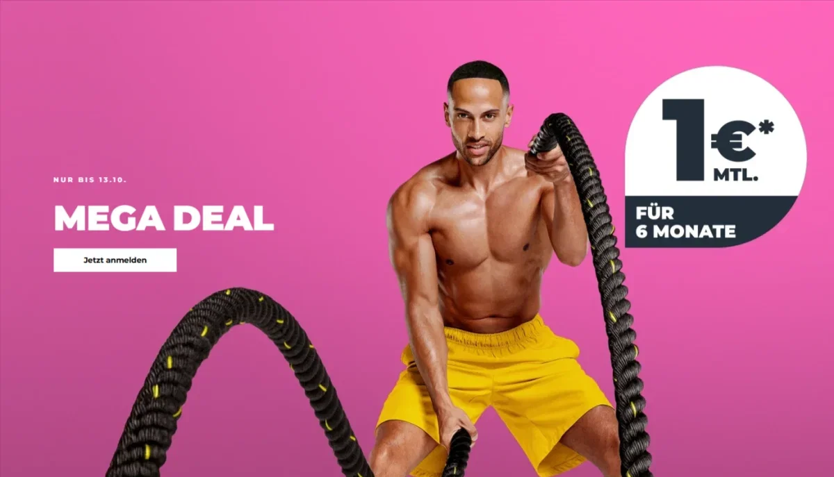 McFIT Mega Deal 2026 mit vergünstigter zwölfmonatiger Premium-Mitgliedschaft