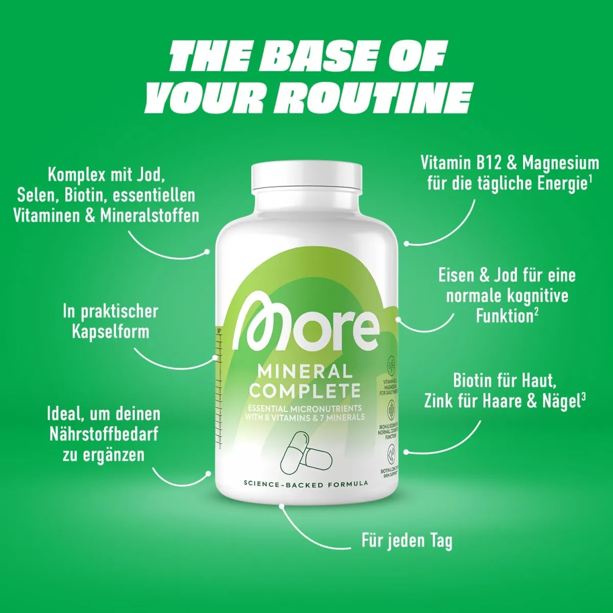 More Mineral Complete V4 150 Kapseln (Vitamin-Mineralstoff-Komplex)