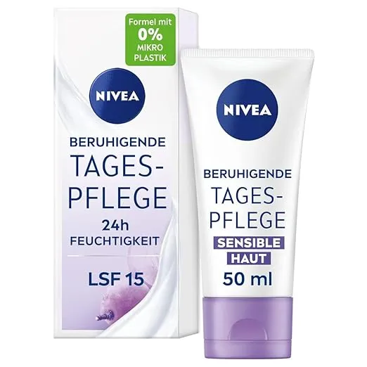 NIVEA Beruhigende Tagespflege 24h Feuchtigkeit LSF 15 Schnäppchen, Deals und Rabattcodes des Tages: NIVEA Beruhigende Tagespflege 24h Feuchtigkeit LSF 15