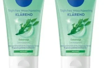 NIVEA Tägliches Wasch-Peeling Peeling ohne Mikroplastik (2x150ml) - Porentiefe Gesichtsreinigung