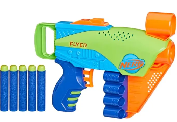 Nerf Elite Jr. Flyer Easy-Play Schaumstoff-Blaster