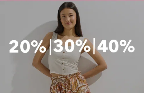 Takko Staffelrabatt: bis zu 55 % Rabatt + Bis zu 40 % Extra-Rabatt auf reduzierte Mode