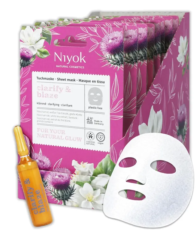 8 Niyok Reichhaltige Tuchmasken (6 Vatianten)