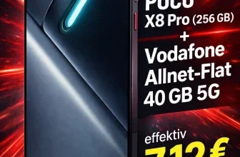 POCO X8 Pro 256 GB Vodafone Allnet-Flat 40 GB 5G Angebot