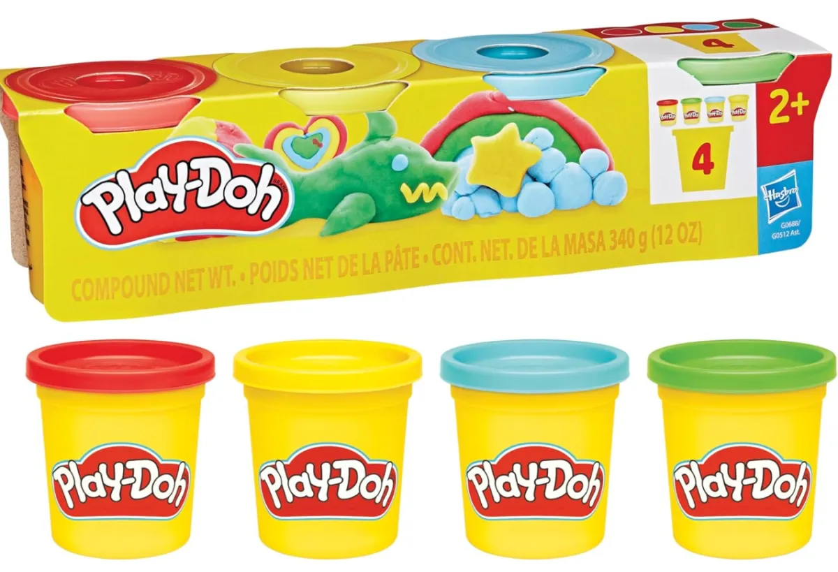 Play-Doh 4er-Pack Klassische Farben (4 mal à 85g)