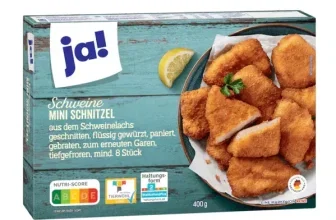 Produktrückruf ja! Schweine Mini Schnitzel