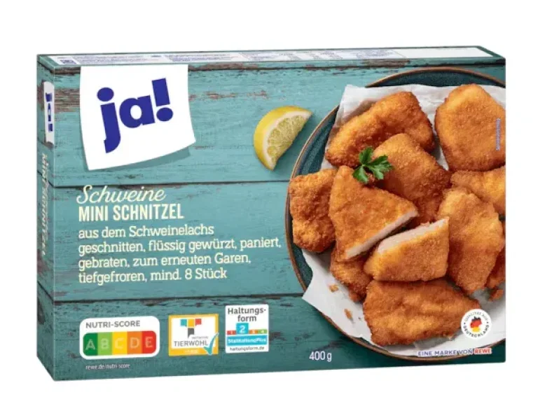⚠️ Produktrückruf wegen falschem Inhalt – ja! Schweine Mini Schnitzel bei REWE