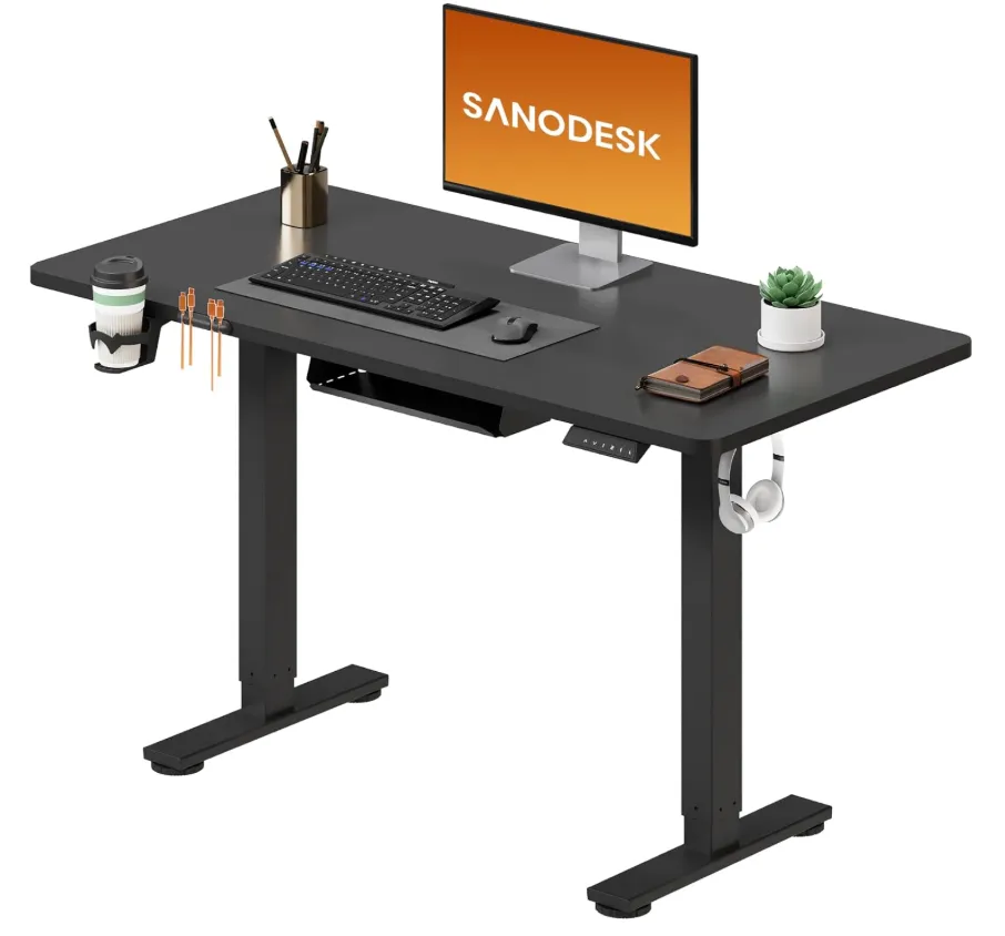 SANODESK Höhenverstellbarer Schreibtisch (110×54 cm)