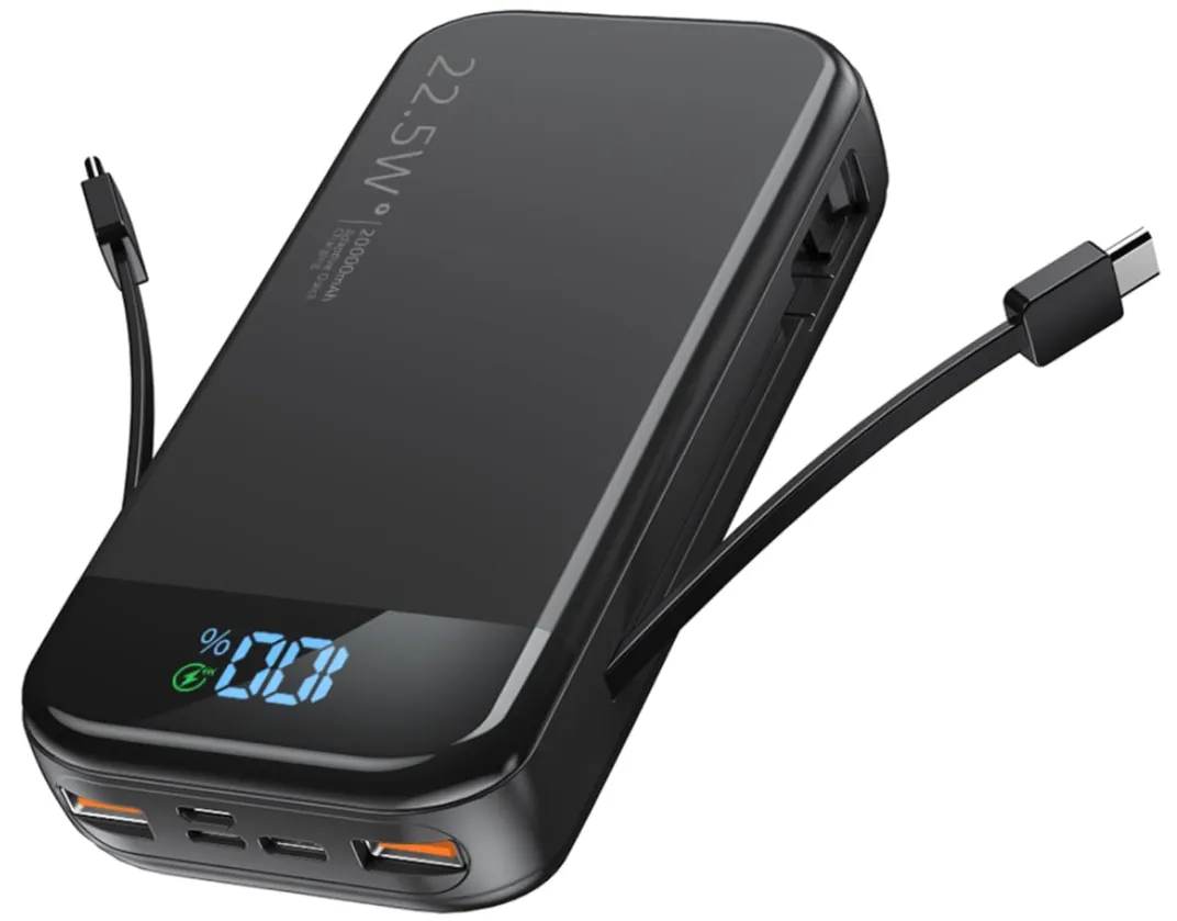 Power Bank 20000 mAh 22,5 W USB-C Schnellladung