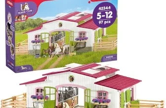 Schleich Reiterhof mit Reiterin und Pferden (42344)