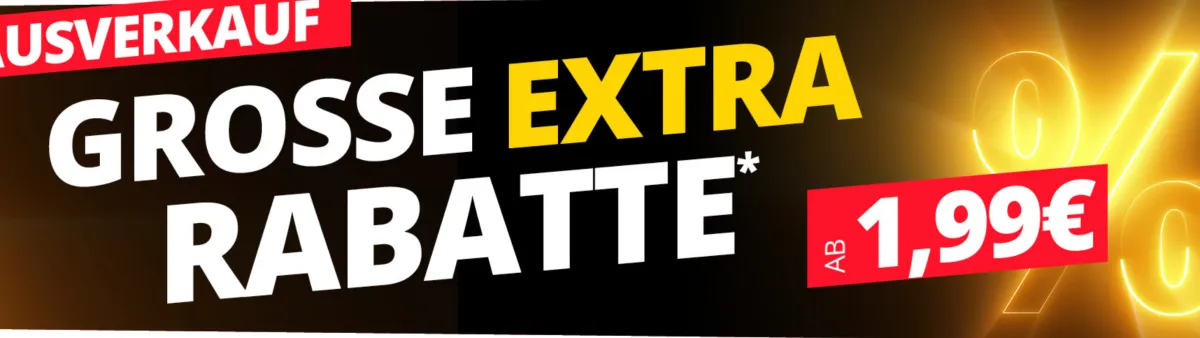 SportSpar Ausverkauf: viele Teile ab 1,99 € zzgl. Versand