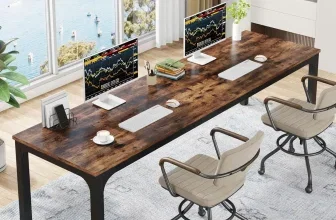 Tribesigns Computertisch (200x70x75 cm) - Moderner Schreibtisch für Ihr Zuhause