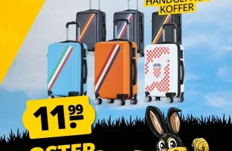 Schnäppchen, Deals und Rabattcodes des Tages - Vertikaler Handgepäck-Koffer für 20 Länder