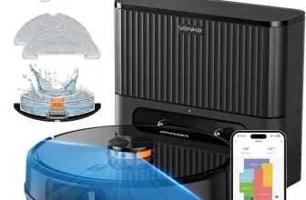 VONKO S6 Pro Saugroboter mit Wischfunktion und Absaugstation