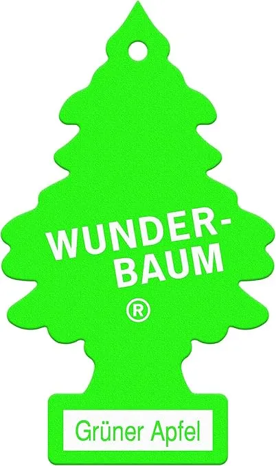 WUNDER-BAUM Auto-Lufterfrischer (Grüner Apfel 1 Stück)