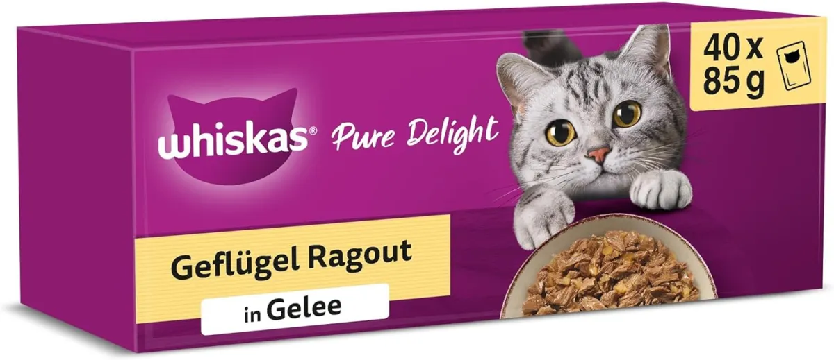 Whiskas Katzennassfutter 40x85g fr 10,07  - Spar-Abo Preis