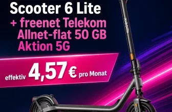 Xiaomi Electric Scooter 6 Lite mit Telekom Allnet-Flat 50 GB