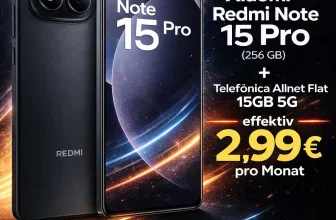Xiaomi Redmi Note 15 Pro 256 GB in Schwarz