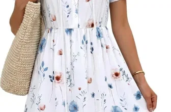 Zeagoo Damen Boho Sommerkleid Midi