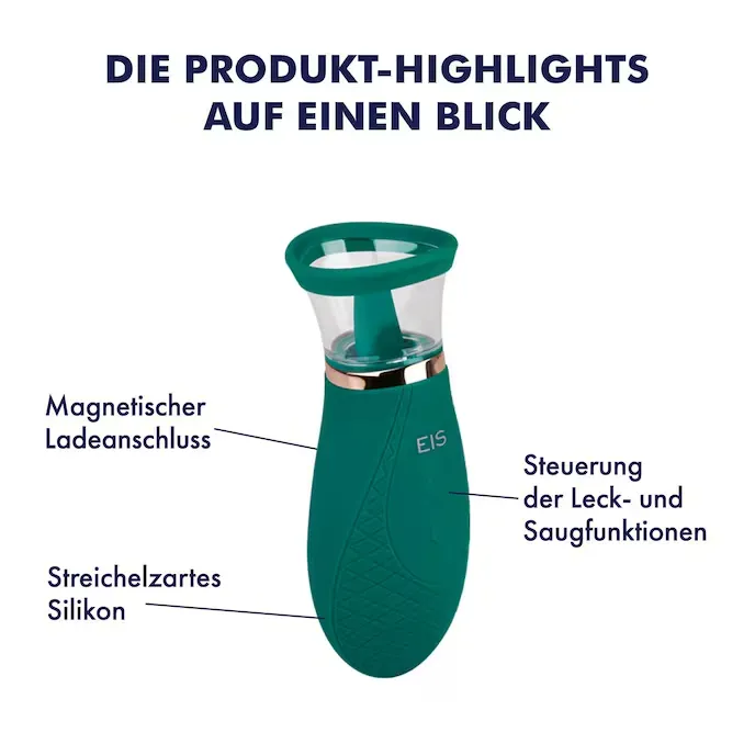 EisDE: Zungenvibrator mit Saugfunktion & 6 Gratisartikel für 0,00 € (MBW 39,95 €)