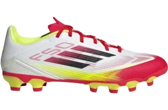 adidas Herren Fussballschuhe F50 League MG IE1235, weiß, rot, gelb