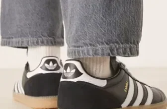 adidas Samba JP Sneaker in Schwarz und Weiß