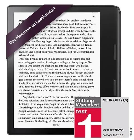 Schnäppchen, Deals und Rabattcodes des Tages - Tolino Epos 3 eReader