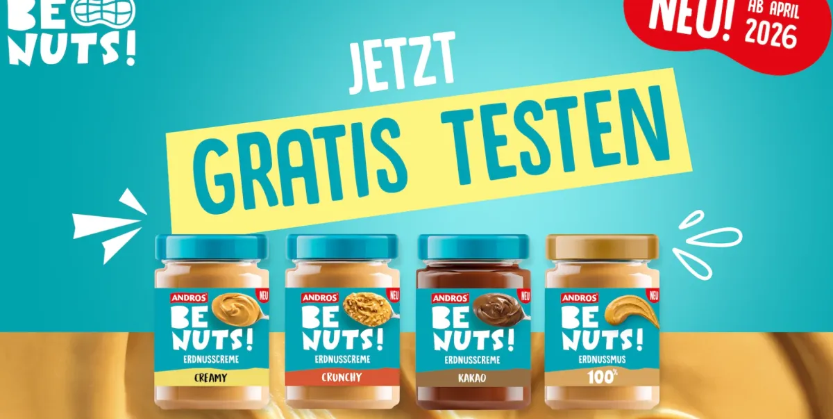 BeNuts Cashback Aktion: Snack gratis testen und Geld zurück