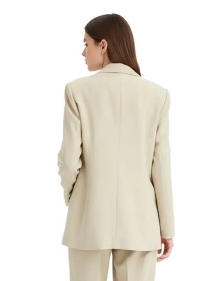 klassischer Blazer fuer Damen in Leinenoptik mit gestreiftem Futter Loose Fit 965058 Beige 04 06 2026 10 37 AM Schnäppchen, Deals und Rabattcodes des Tages: Klassischer Blazer für Damen in Leinenoptik mit gestreiftem Futter