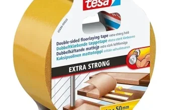 tesa Verlegeband extra stark klebend Doppelseitiges Klebeband