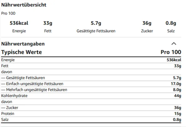 ueltje Cashews Erdnuesse Honig und Salz 1 x 200 g Amazon de Lebensmittel Getraenke 04 10 2026 07 39 AM Schnäppchen, Deals und Rabattcodes des Tages - ueltje Cashews Erdnüsse Honig und Salz 1 x 200 g