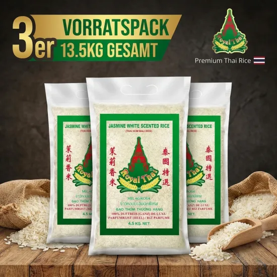 13,5 kg Jasminreis für 24,99 Euro inklusive Versand