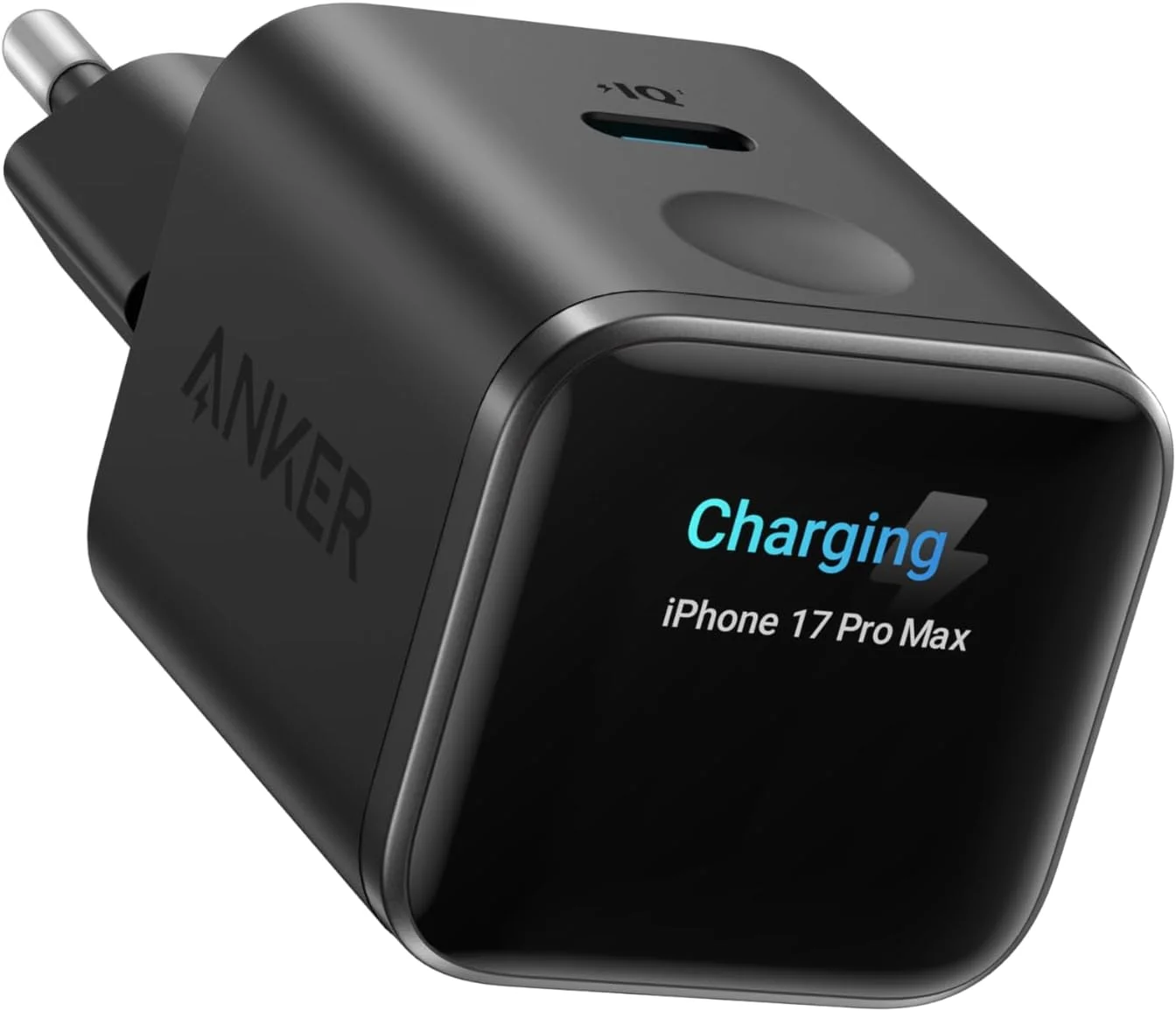 Anker Nano 45W USB C mit Display (4 Farben) + Gratis Anker 20W USB C Ladegerät mit Kabel