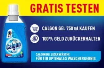 Calgon gratis testen - 100% Geld zurück Aktion