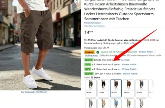 Cargoshorts Herren Sommer Cargo Shorts