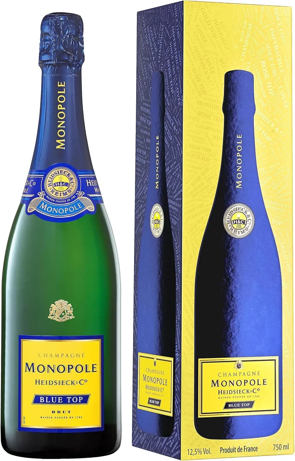 Heidsieck & Co Monopole Blue Top Brut (12,5 % Vol., 750ml)