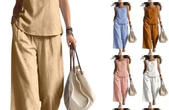 Cowyams Damen Zweiteiler Sommer Musselin Set