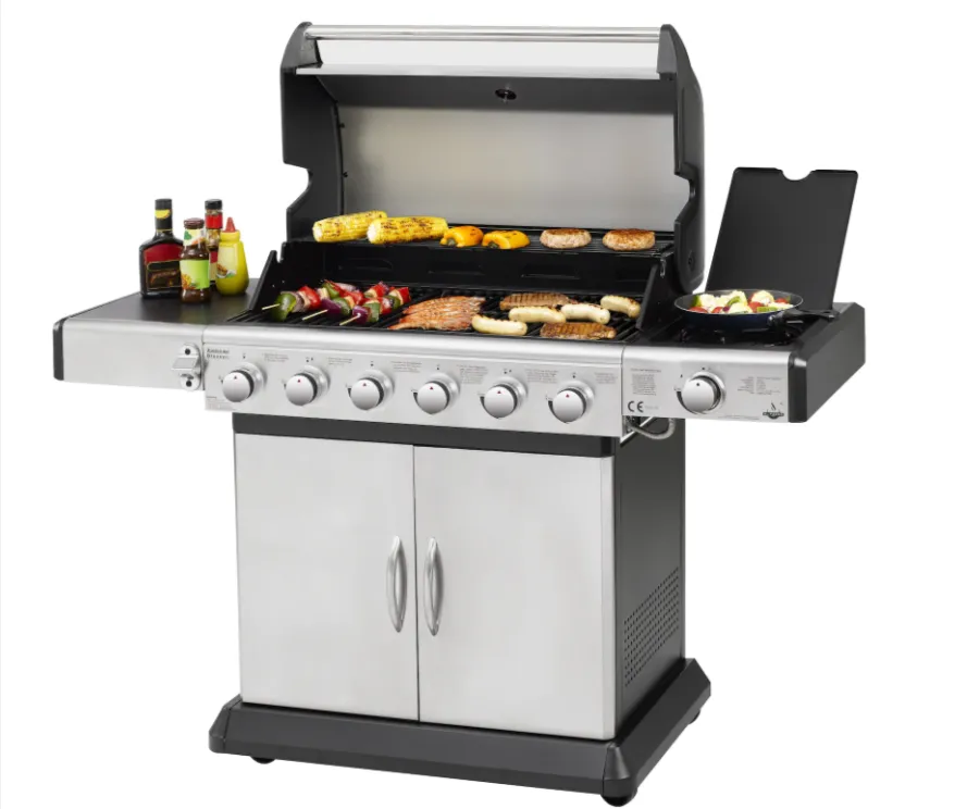 🔥El Fuego Deluxe 6+1 Edelstahl-Gasgrill + 30€ Netto-Filialgutschein