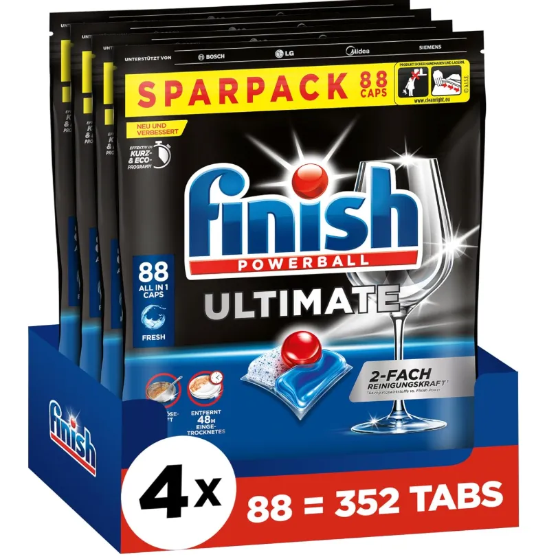 Finish Ultimate Fresh Spülmaschinentabs (352 Tabs)
