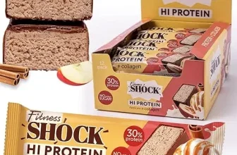 FitnesSHOCK Proteinriegel Set mit Apfelkuchen Geschmack