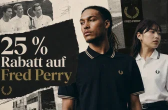 Ein Sale-Bild von Fred Perry Produkten
