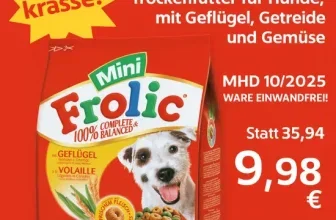 Frolic Trockenfutter Hund 6x1kg